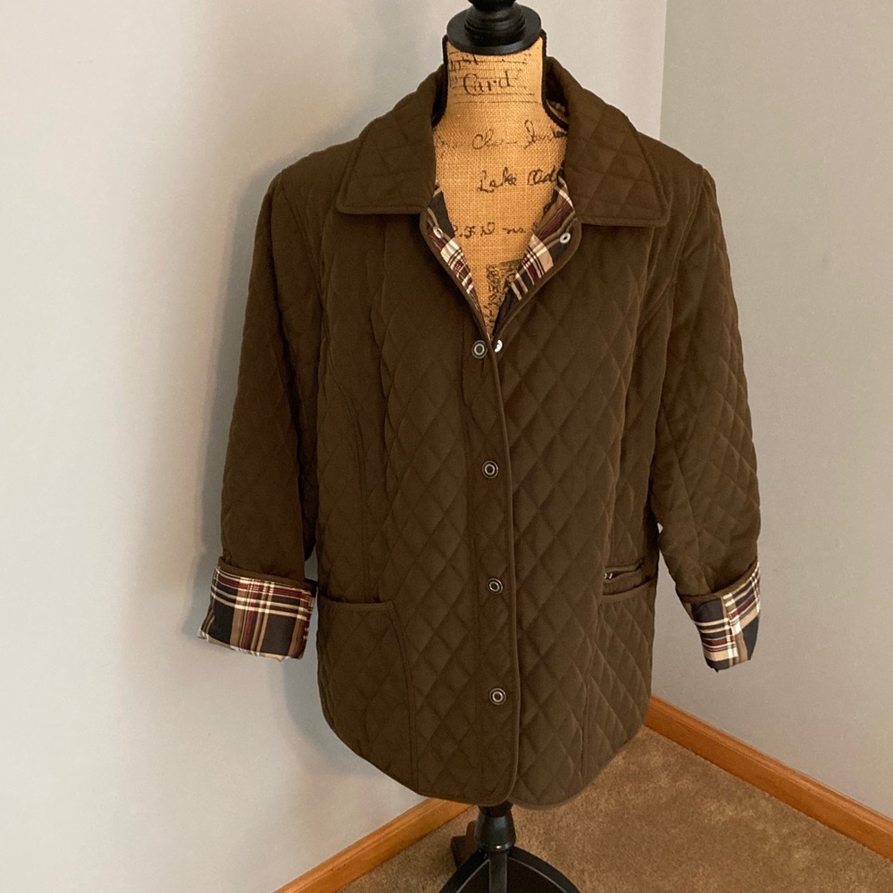 NWOT Gallery Quilted Jacket Women Size 1X